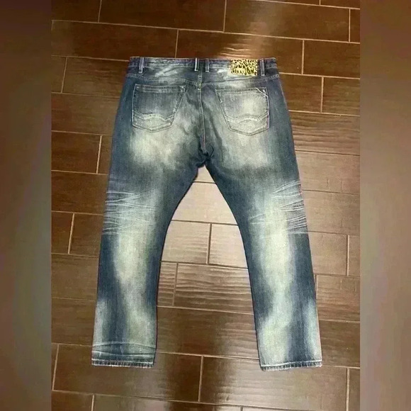 Cult of Individuality Japanese Selvedge Rebel Straight Button Men's Jeans 44x33 - Picture 2 of 9